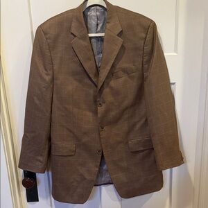 Michael Kors Checkered Brown Blazer